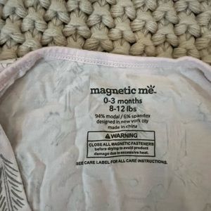 Magnetic Me baby girl sleeper